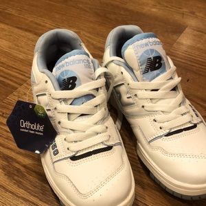 New balance 550 white dusk blue